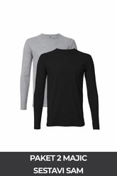 Dvojni GO. Fit - dolg rokav (2-Pack)