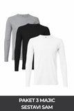 Trojni GO. Fit - dolg rokav (3-Pack)